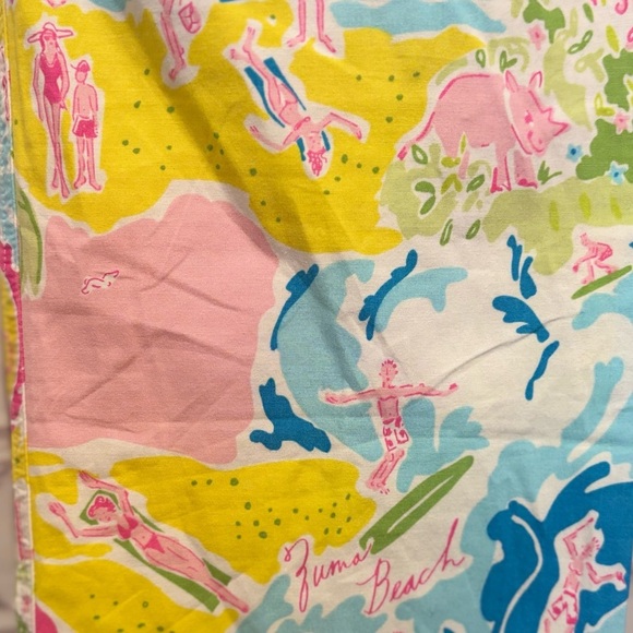 Lilly Pulitzer Crop Pants – Lillywood, California Print – Size 0 (RARE) Vintage - Picture 3 of 6